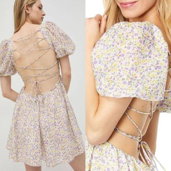 Bardot Marlie Floral Mini Dress in Summer Floral Sz 8 NWT - Picture 2 of 12